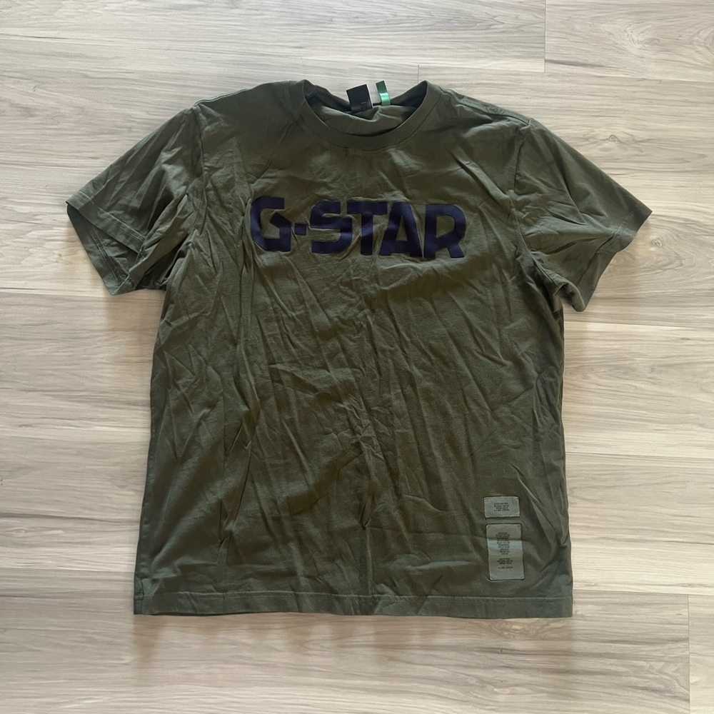 G-Star Olive Green Short Sleeve Tee